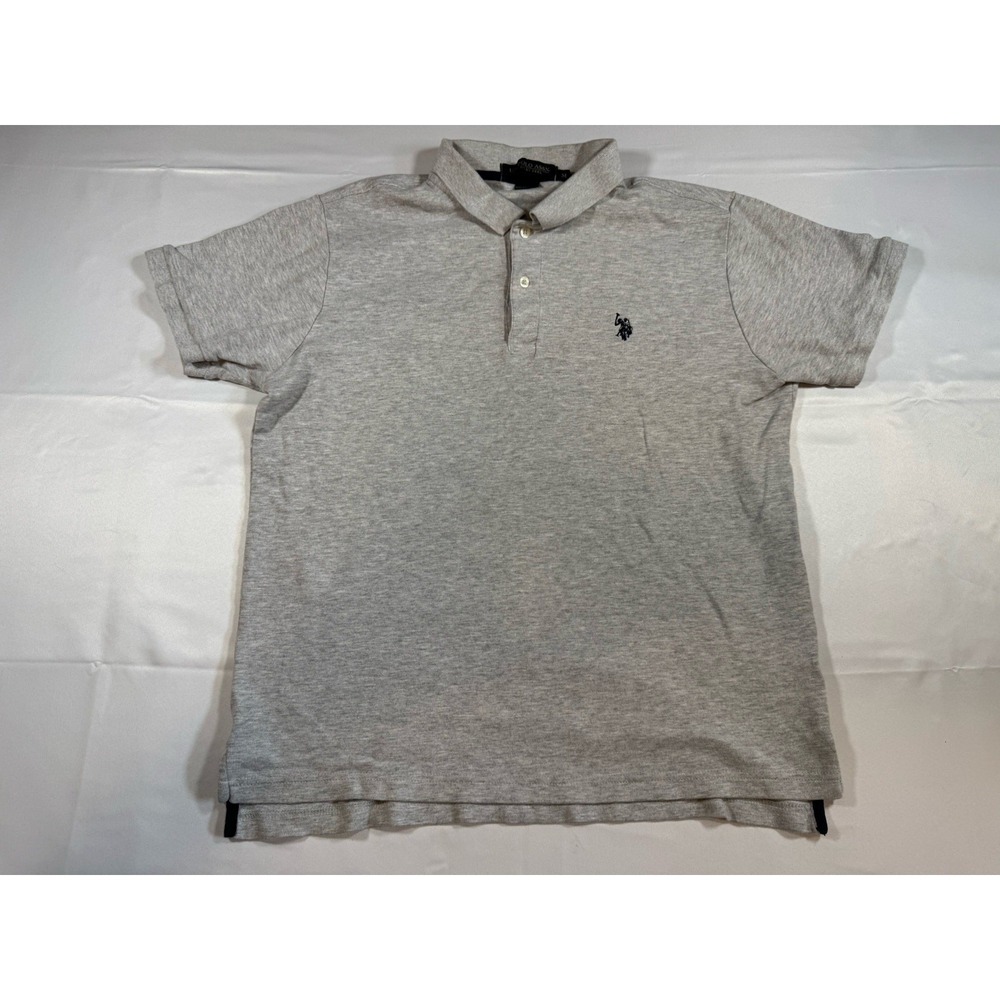 U.S. Polo Assn. Luxury Feel Men's Polo Shirt Medium Gray